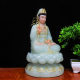 White marble statue of Guanyin Bodhisattva at home