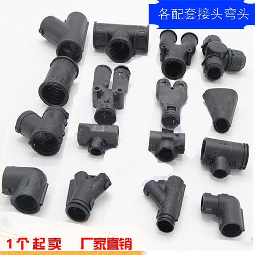 塑料波纹管接头 防水型尼龙PA6环保 优质防水软管密封防火 - 图2
