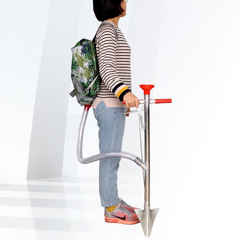 新款施肥神器播种器点播器农用果树玉米蔬菜土下施肥器肥料追肥铲 - 图2