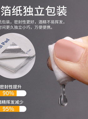 美甲酒精棉片皮肤清洁