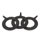 PE pipe gasket Hebei rubber flange gasket national standard