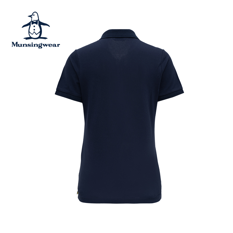 【珠地Polo】MUNSINGWEAR/万星威女士春夏高尔夫翻领短袖Polo衫 - 图3