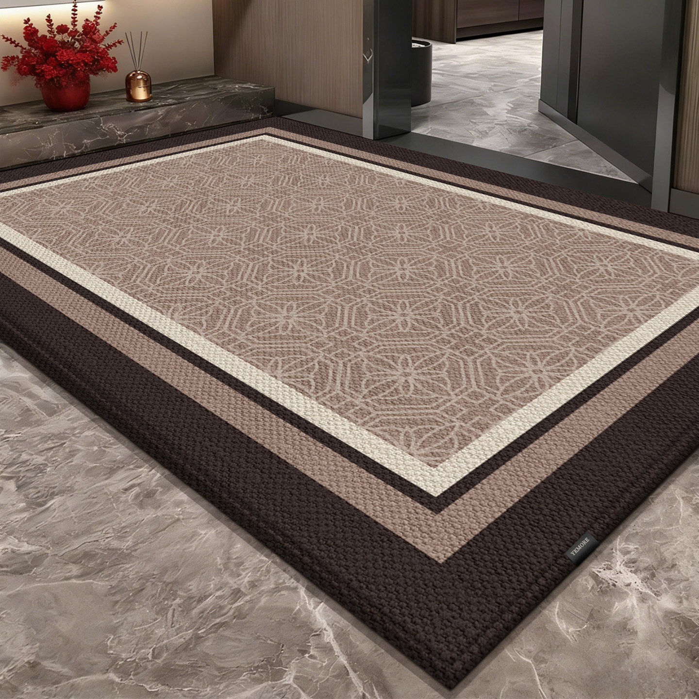 X入户门地垫YKMORE进门门垫玄关地毯2026新款高级耐脏专用脚踩垫,淘宝优惠券,粉丝福利购,淘宝优惠卷