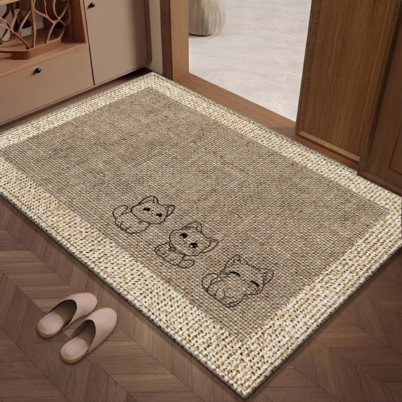 入户门地垫进门门厅垫门口地毯2025新款高级感耐脏专用门外脚垫子,淘宝优惠券,粉丝福利购,淘宝优惠卷