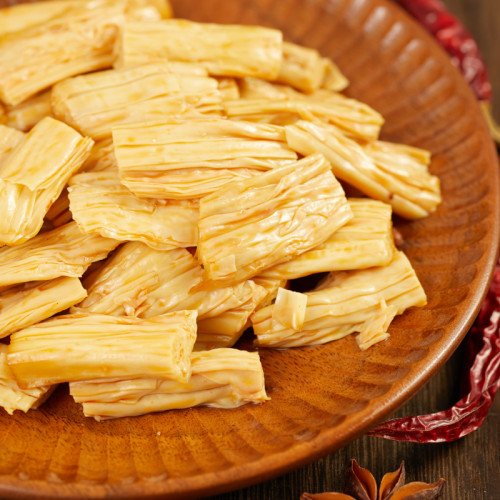 【哈哈镜食品旗舰店】锁鲜装 鸭肠+鸭舌+腐竹/豆皮+赠品 超值组合 - 图3