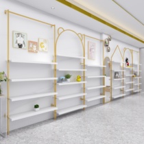 White Display Cabinet Malls Men And Women Golden Children Shoe Racks Shop Shoes Shelves Multilayer Upper Wall Shoe Cabinet Shoes Shop racks