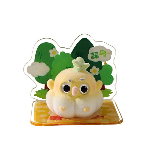 正品植绒蒜鸟文创手办摆件盲盒2026新款女孩可爱网红爆款盲盒蒜鸟 - 图3