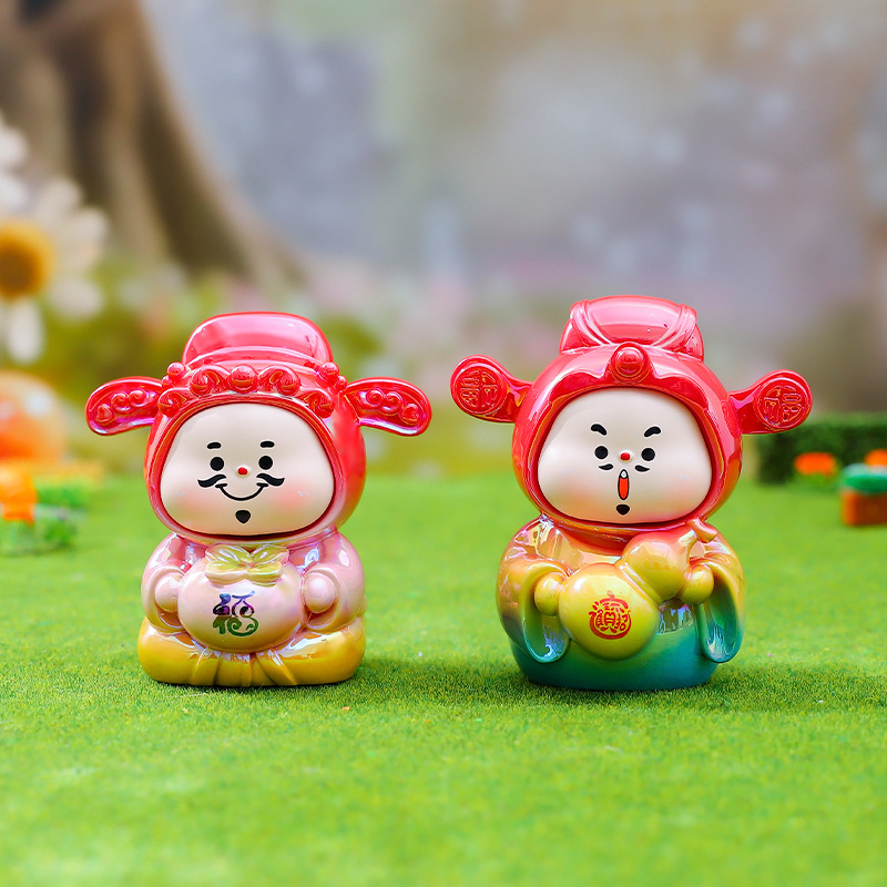 萌乐祈愿小财神盲盒2025网红爆款财神手办新年盲盒奖品节日送礼物 - 图1