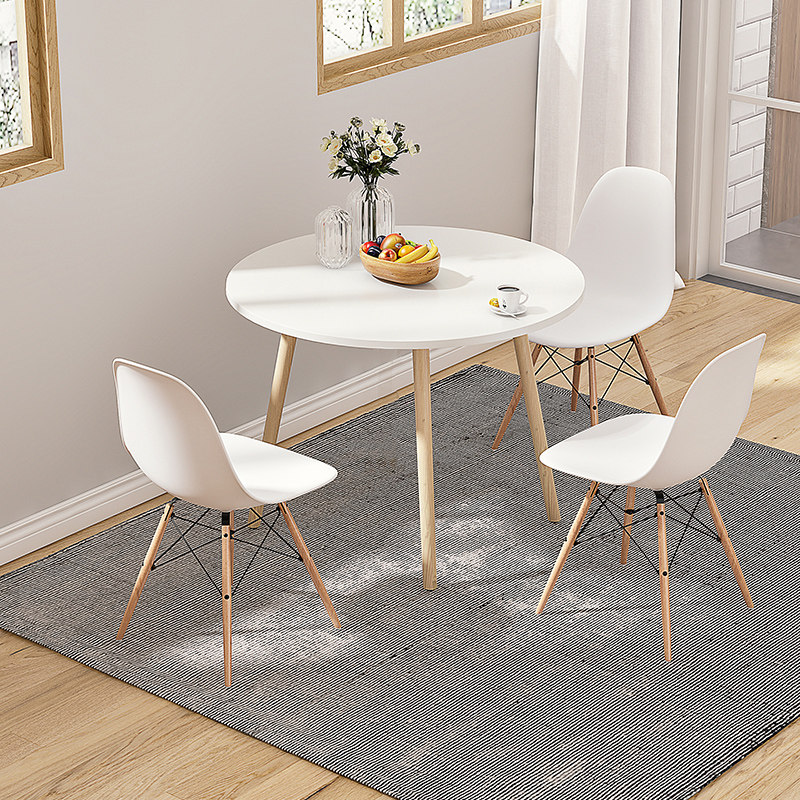 小户型餐桌出租房家用现代简约吃饭桌子长方形简易4人餐桌椅组合,淘宝优惠券,粉丝福利购,淘宝优惠卷