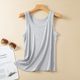 Anti-exposure threaded tank top with straps to cover side breasts