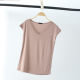 ເສື້ອທີເຊີດແຂນບໍ່ມີແຂນ modal top plus size bottoming shirt