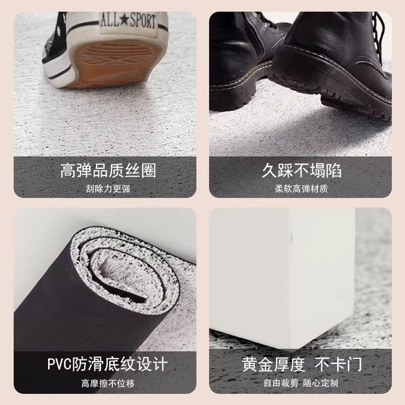 2026新款马年入户门地垫喜庆红色丝圈耐脏进门脚垫玄关家用地毯子,淘宝优惠券,粉丝福利购,淘宝优惠卷