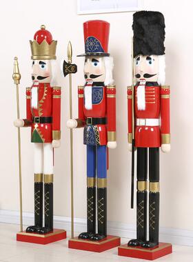 120cm胡桃夹子木偶士兵摆件  北欧家居 酒店 咖啡厅装饰摆件 礼品