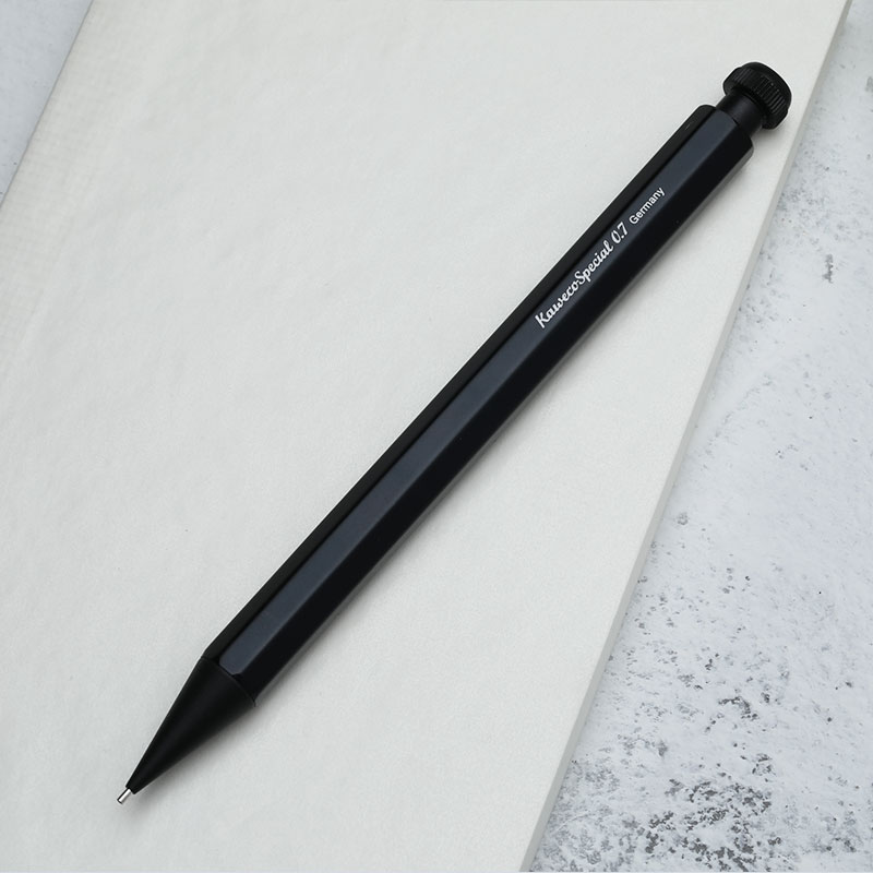 德国KAWECO Special黑色金属自动铅笔迷你高颜值口袋铅笔便携长杆绘画铅笔绘图手绘图画0.5|0.7|2.0mm-图2