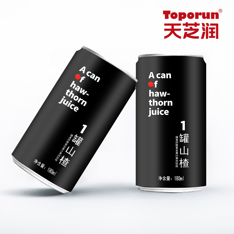 天芝润山楂果汁6罐装整箱特价浓缩 toporun天芝润果味/风味饮料