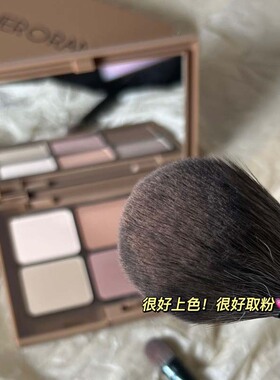 HERORANGE六色眼影综合盘腮红修容高光一体盘大地色平价跨境彩妆