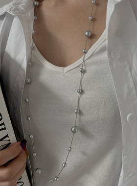 轻奢气质个性小众独特长款项链