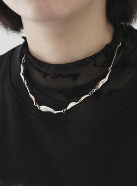 kansai新款绸带装饰项链欧美