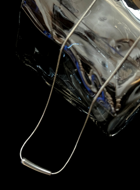 kansai新款冷淡锁骨小茄子项链