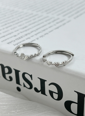 kansai女冷淡风锆石小蝴蝶戒指