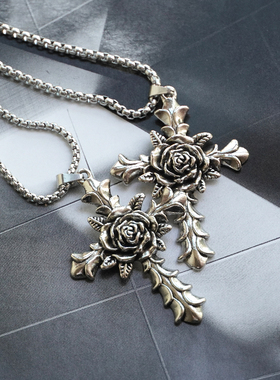 kansai自制玫瑰花项链情侣