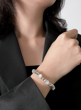 KANSAI男女合金猫眼石冷淡风手链