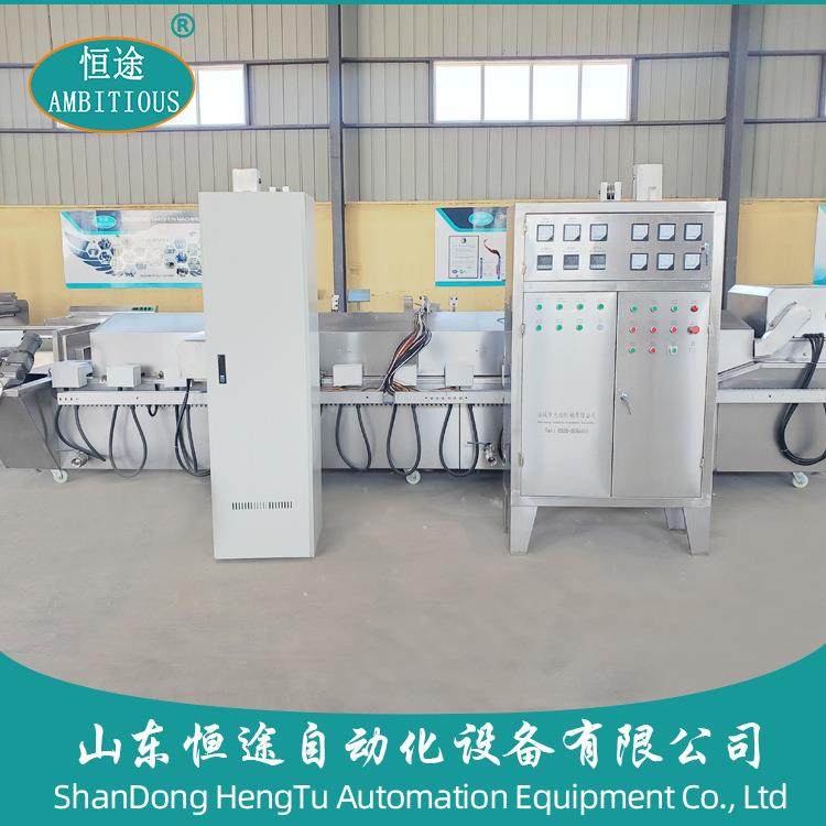 油炸机生产厂家优惠供应猪扒油炸线自动式芝士猪肉卷裹浆油炸产线,淘宝优惠券,粉丝福利购,淘宝优惠卷