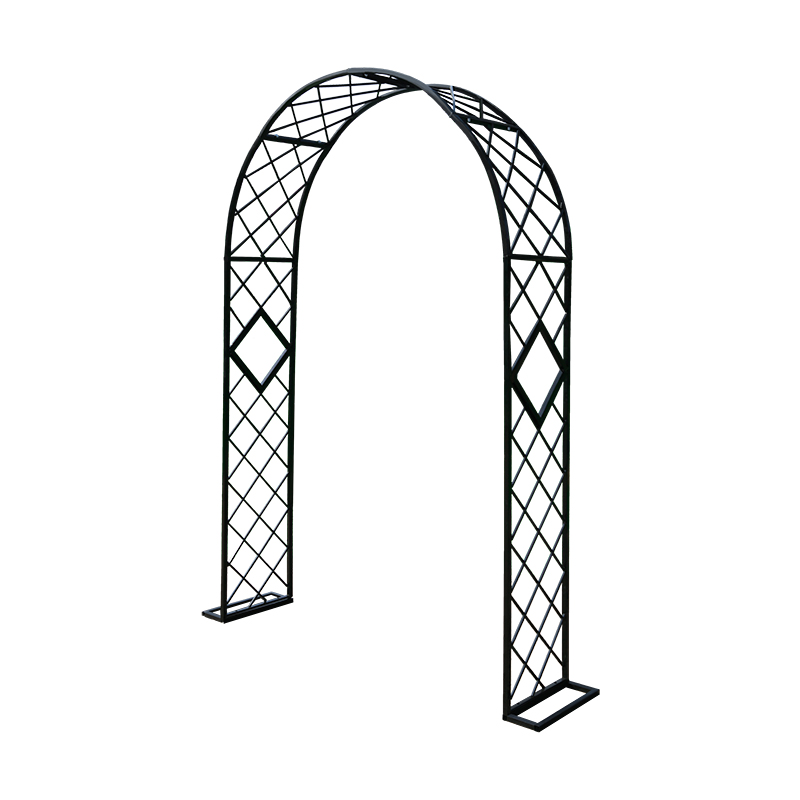 拱门花架爬藤架花园月季花支架铁线莲绿萝植物架户外花门庭院装饰-图3