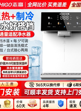 志高无水箱白色管线机家用壁挂式