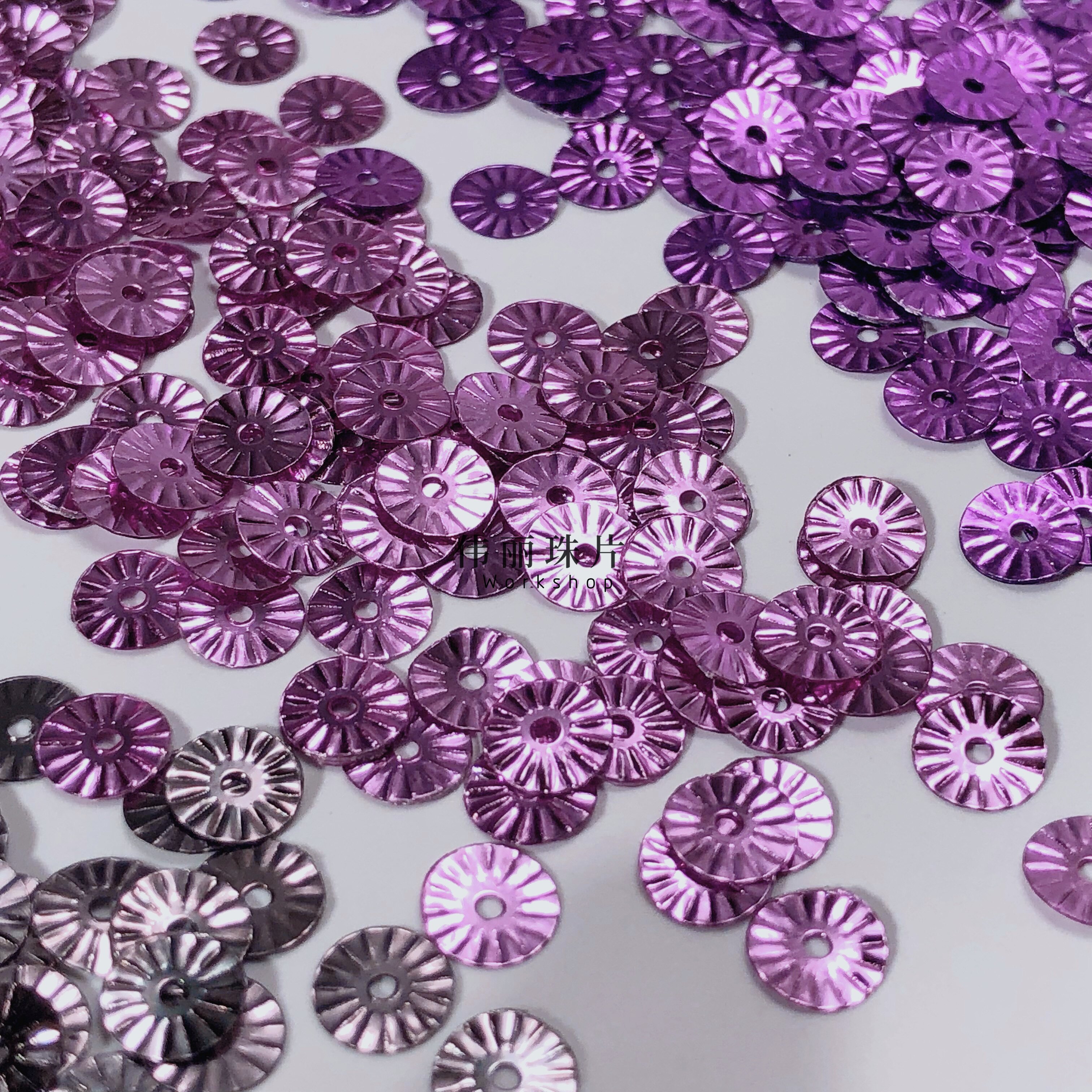 【6mm车轮片/太阳花】金属银底系列 PET 法式刺绣亮片austria珠片,淘宝优惠券,粉丝福利购,淘宝优惠卷