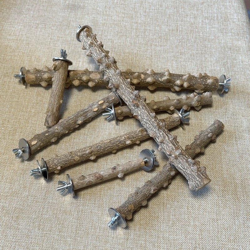 鹦鹉花椒木站棍站杆玄凤跳台耐啃咬磨爪磨牙棒鸟窝杠磨砂鸟用品鸟,淘宝优惠券,粉丝福利购,淘宝优惠卷