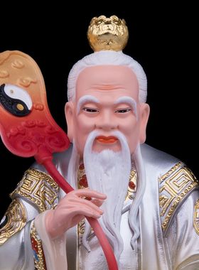 太上老君神像道德天尊坐骑青牛老子家用客厅摆件三清骑牛老君像体