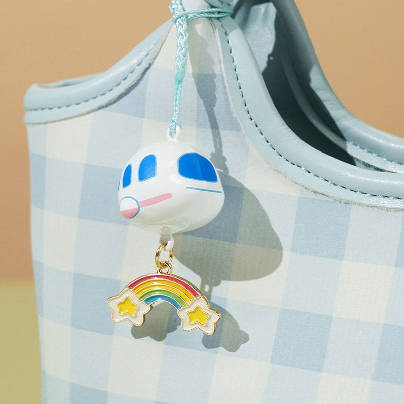 猫的天空之城上海科技馆水音铃小挂件包包挂饰铃铛钥匙扣文创礼物