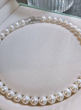 日本gentle motto澳白母贝珍珠项链女夏季轻奢高级感小众毛衣