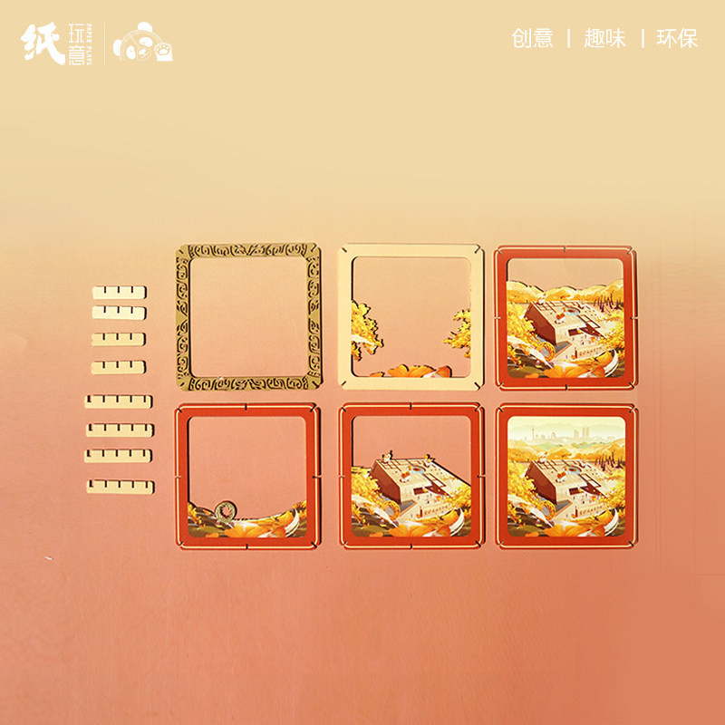 金沙遗址博物馆立体画diy成都太阳神鸟文创纪念品朋友老外伴手礼