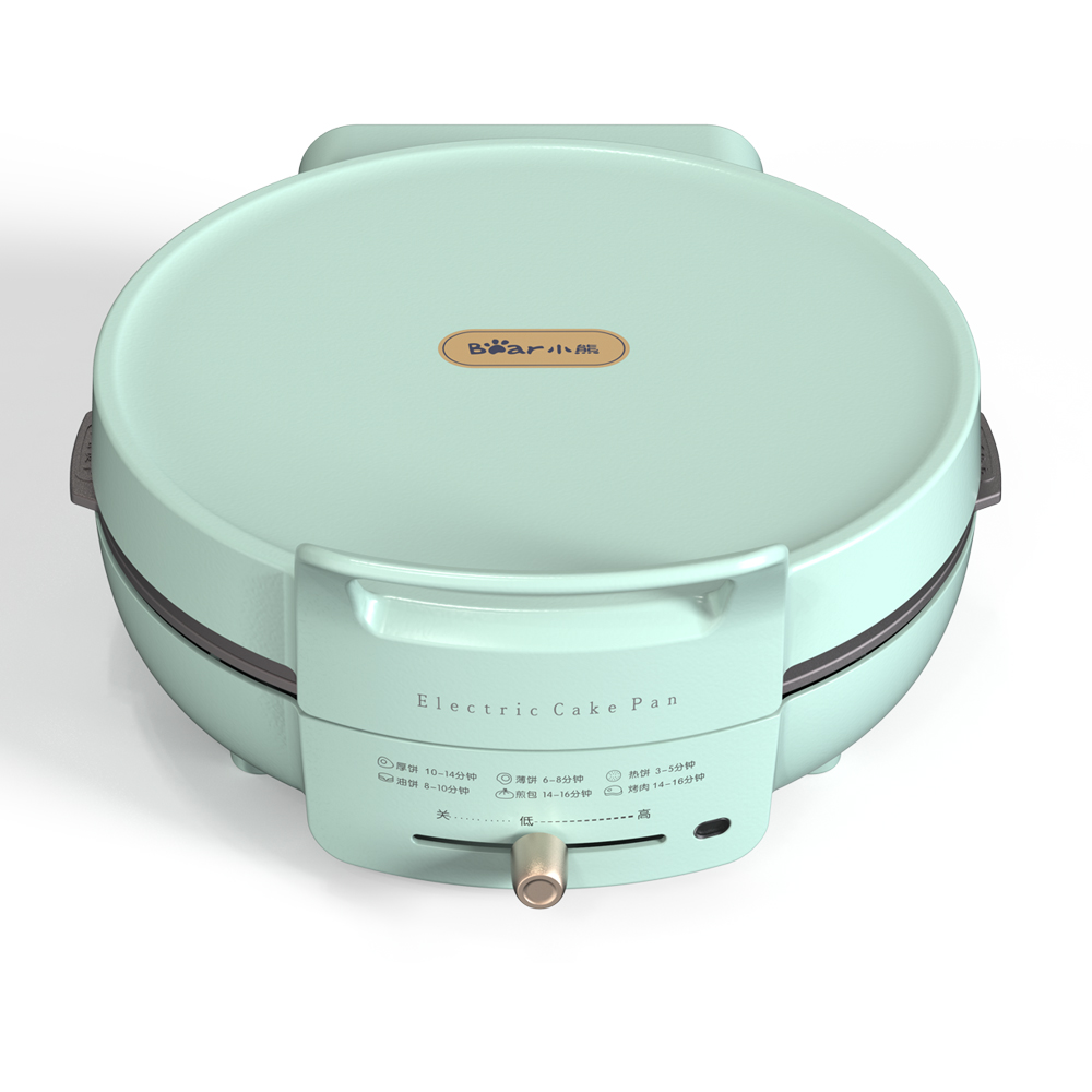 小熊汇歌专卖店小熊电饼铛家用双面加热可拆洗迷你小型煎饼机全自动烙饼锅电饼档0