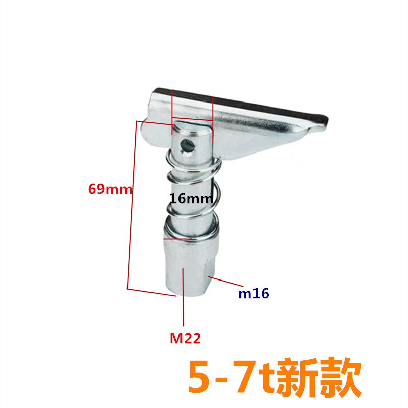 叉车配件货叉销合力杭叉龙工江淮通用圆头长叉齿固定销轴叉车插销 - 图1