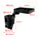 Car water cup holder extender small tray holder in car