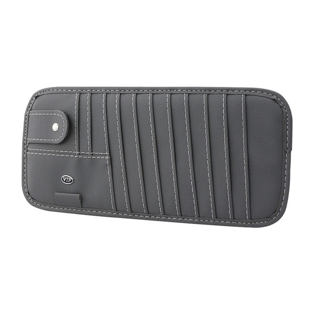 Car CD clip sun visor cover multi-function card clip bag