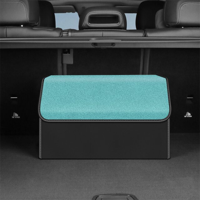Large capacity car storage box folding car trunk