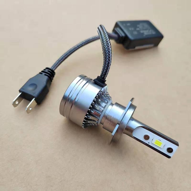 H7H4H1汽车LED灯泡大灯灯芯改装超亮远近光90129005强白光12v24v - 图3