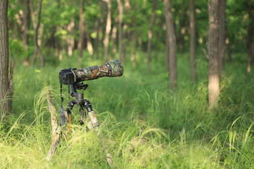 尼康AF-S 200-500mm F5.6E 防水材质镜头炮衣ROLANPRO若兰炮衣 - 图2