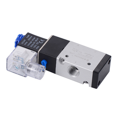 Газовый клапан 气动电磁阀3v210-08二位三通换向阀常闭型气动电磁控制阀ac220v Energizer power