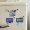 Creative ins arrow magnetic photo wall refrigerator tile cute decoration entrance door hole board iron stone