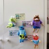 Cartoon Cute Beechburg Residents Refrigerator Magnetic Sticker Hole Board Entry Door Home Decor Magnetic Sticker