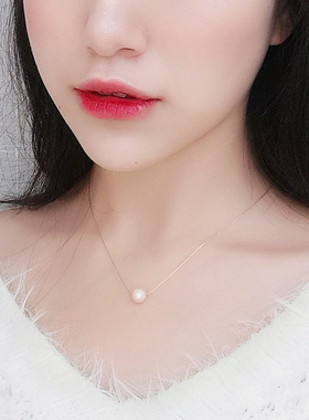 天然淡水珍珠项链异形原宿风日系