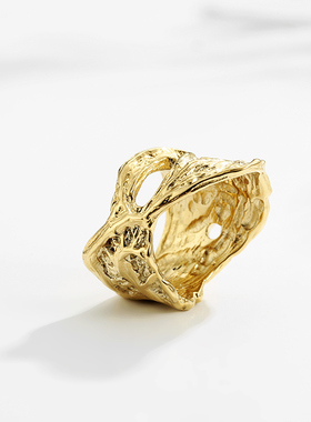 法国设计款异形灌木霸气欧美戒指