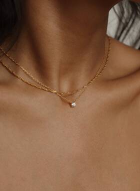 钛钢麻花链IPG14K女高级感