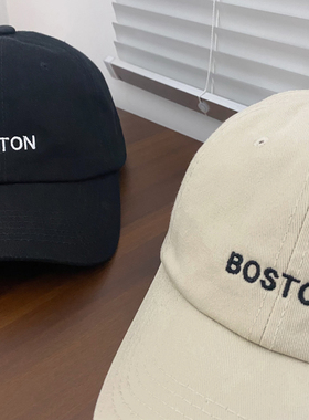 棒球帽韩版女男春夏字母