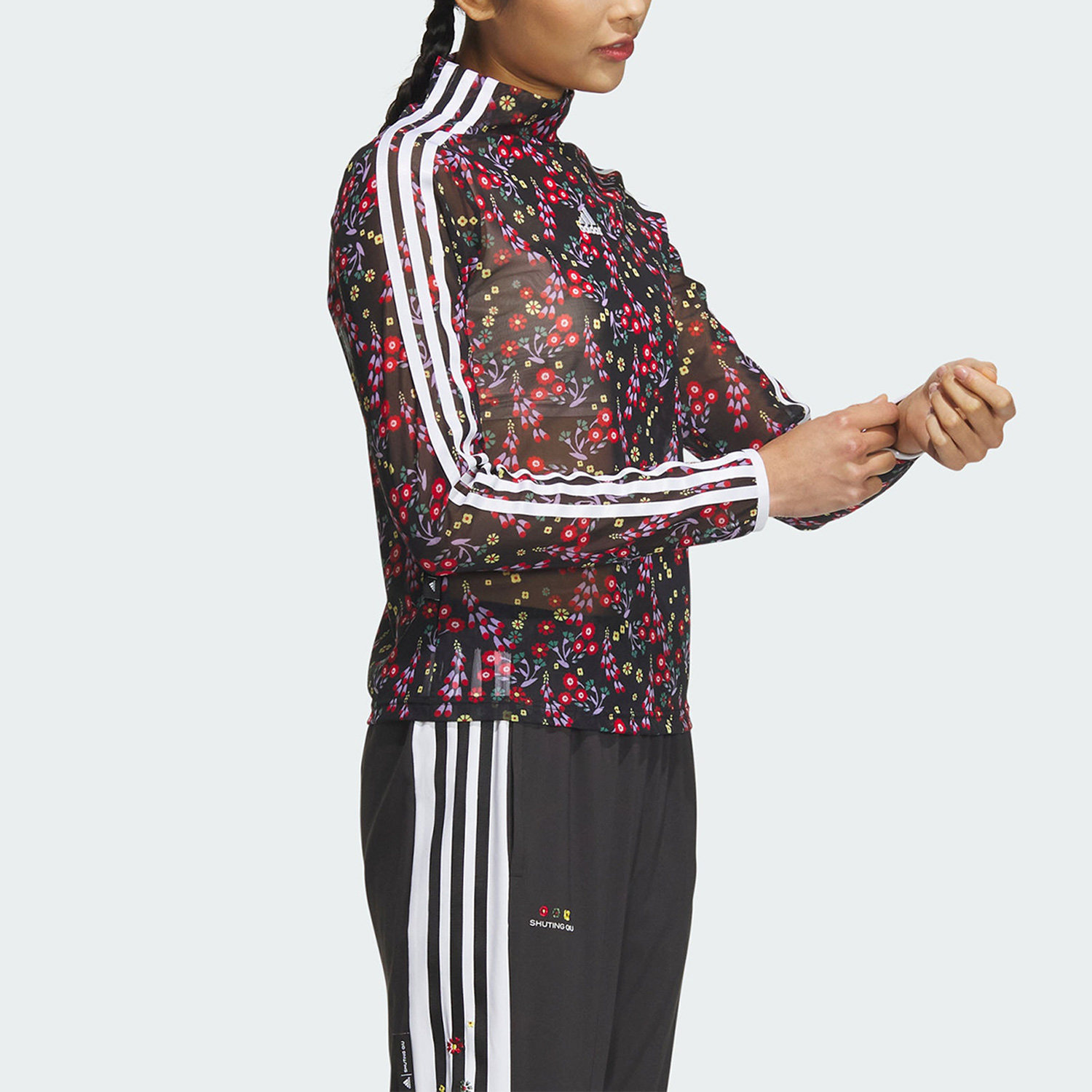 Adidas/阿迪达斯LS TOP SHUTING三叶草女子长袖T恤IM8444,淘宝优惠券,粉丝福利购,淘宝优惠卷